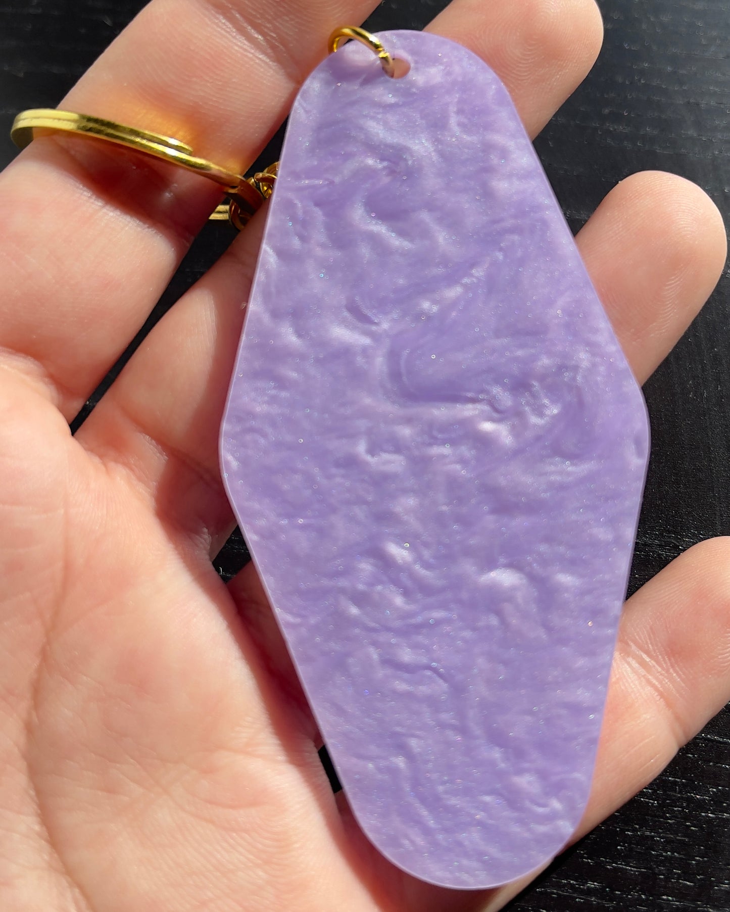 Marble Glitter Keychain Blanks