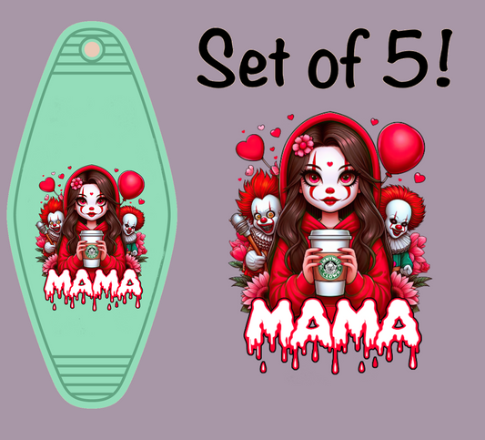 Mama Clown (MOTEL KEYCHAIN)