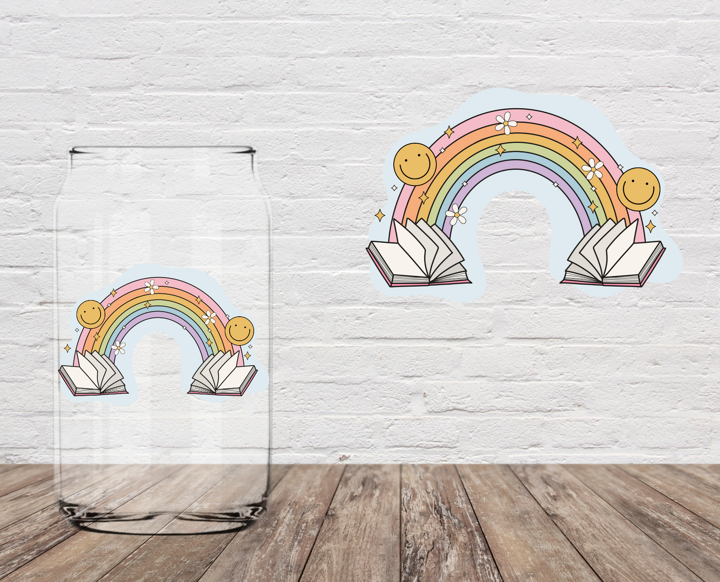 Rainbow Book 4" UV DTF