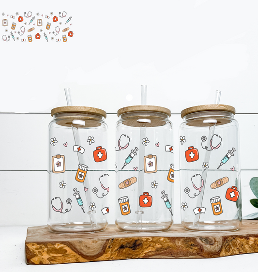 Medical Things Sketch UV DTF DOUBLE SIDED