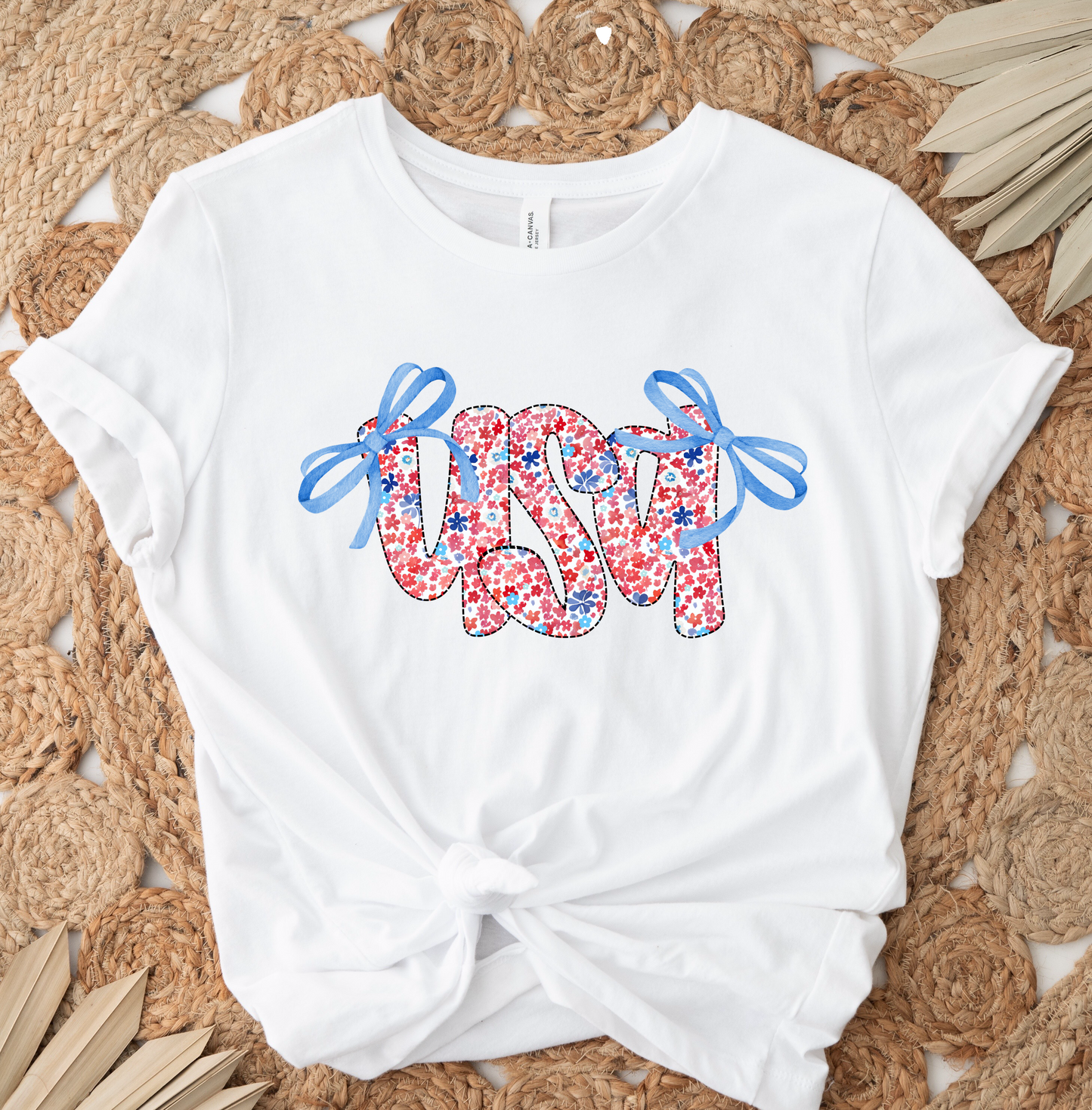 USA Floral DTF TRANSFER