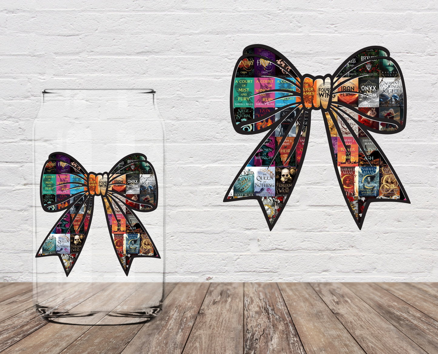 Books Bow 4" UV DTF