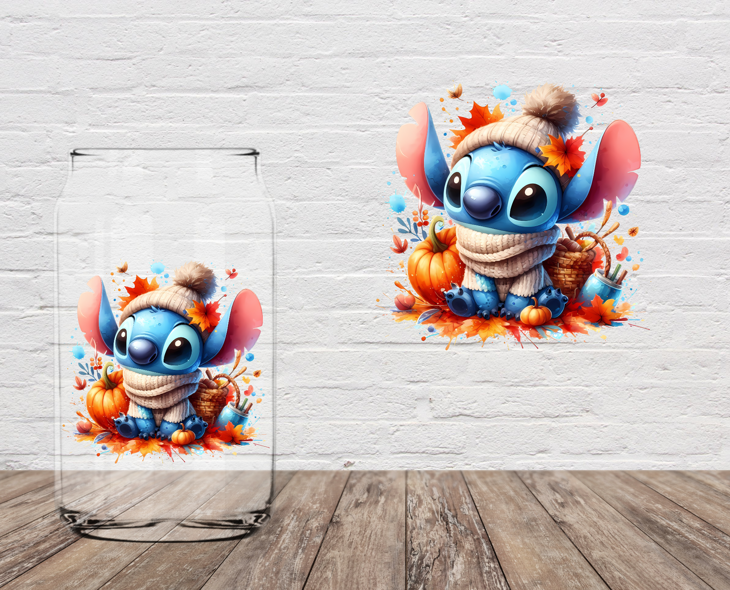GOOD Blue Monster Fall 4" UV DTF