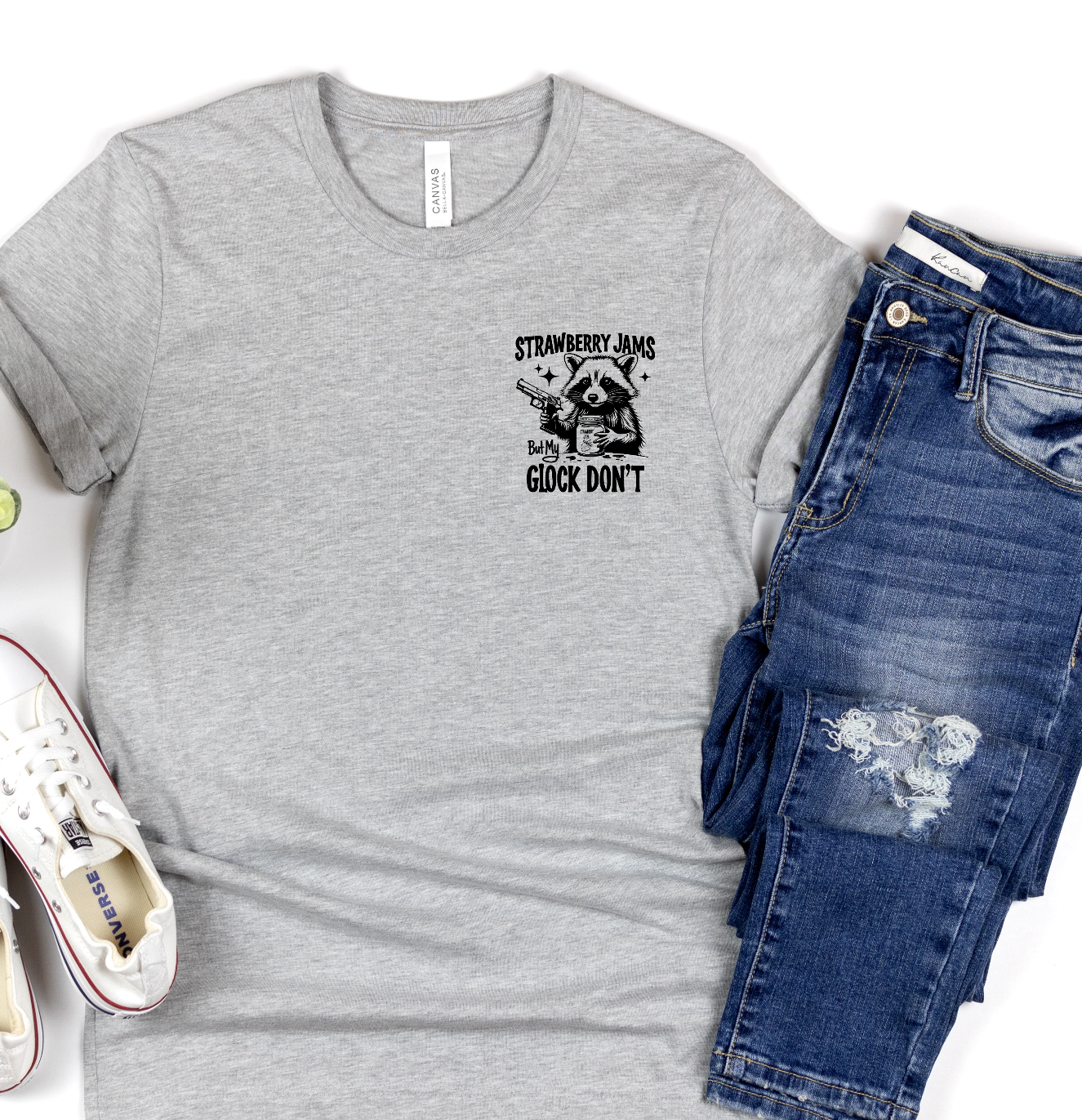 Strawberry Jam (BLACK) SINGLE COLOR DTF TRANSFER