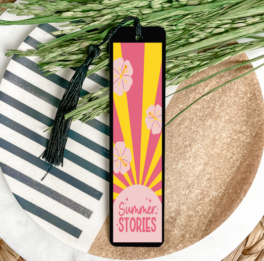 Summer Stories UV DTF Transfer Bookmark