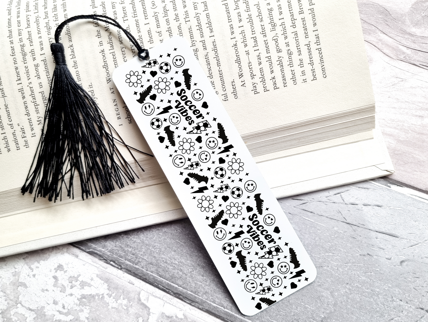 Soccer Vibes UV BOOKMARK