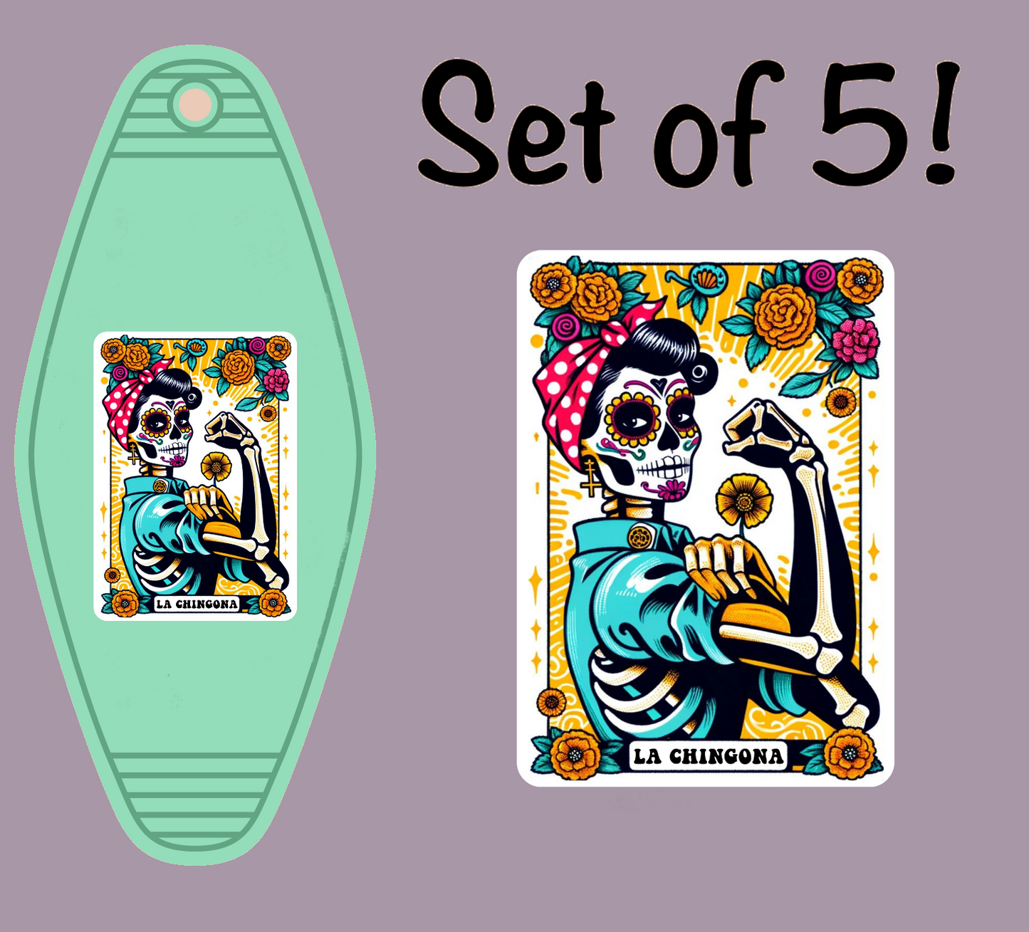 La Chingona (MOTEL KEYCHAIN)