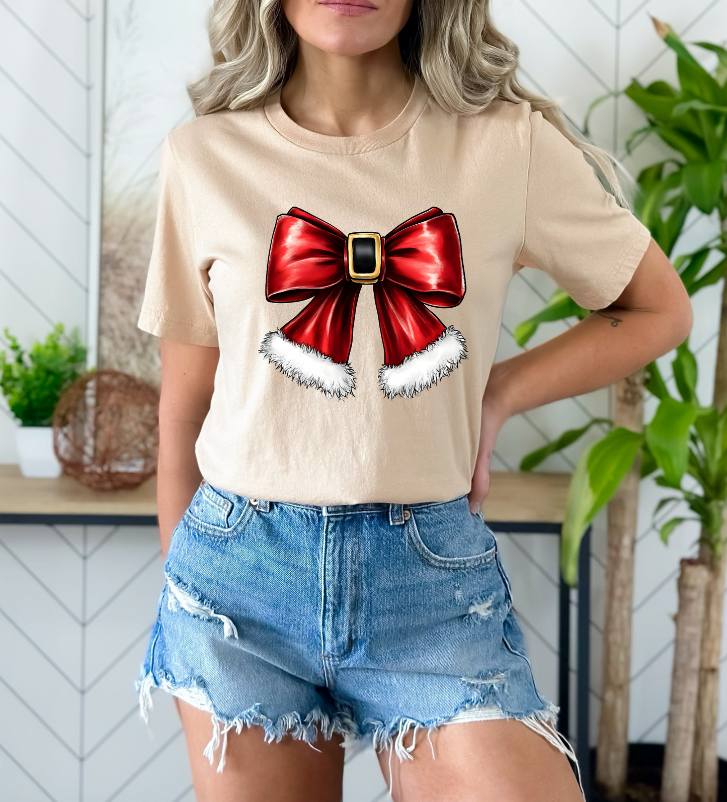 GOOD Santa Belt DTF Transfer