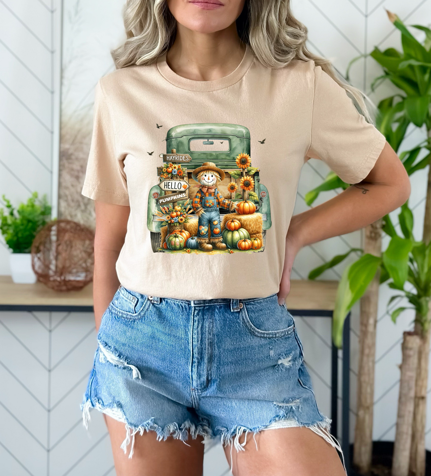 GOOD Scarecrow Green Truck DTF
