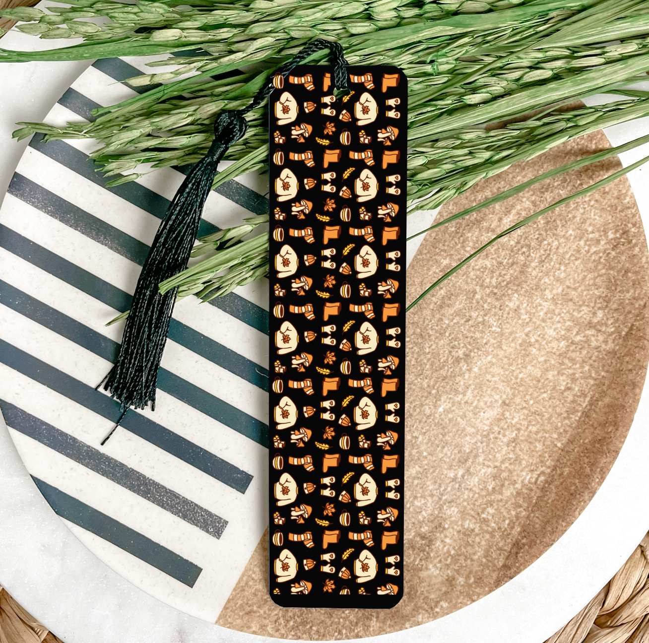 GOOD Fall Print UV DTF Bookmark DOUBLE SIDED