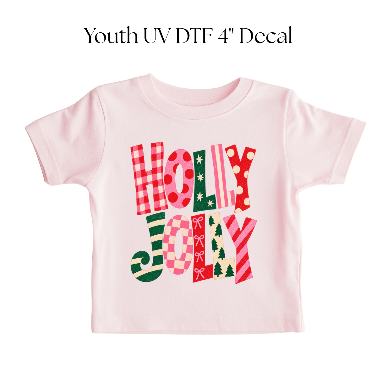 YOUTH Holly Jolly DTF Transfer