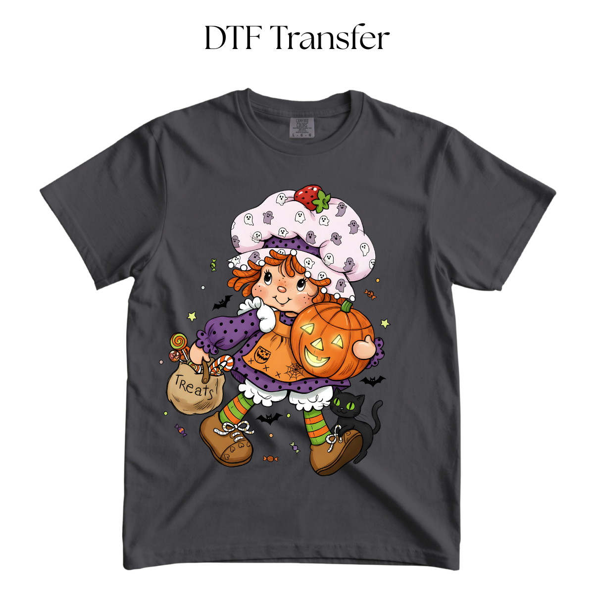 Strawberry Halloween DTF Transfer