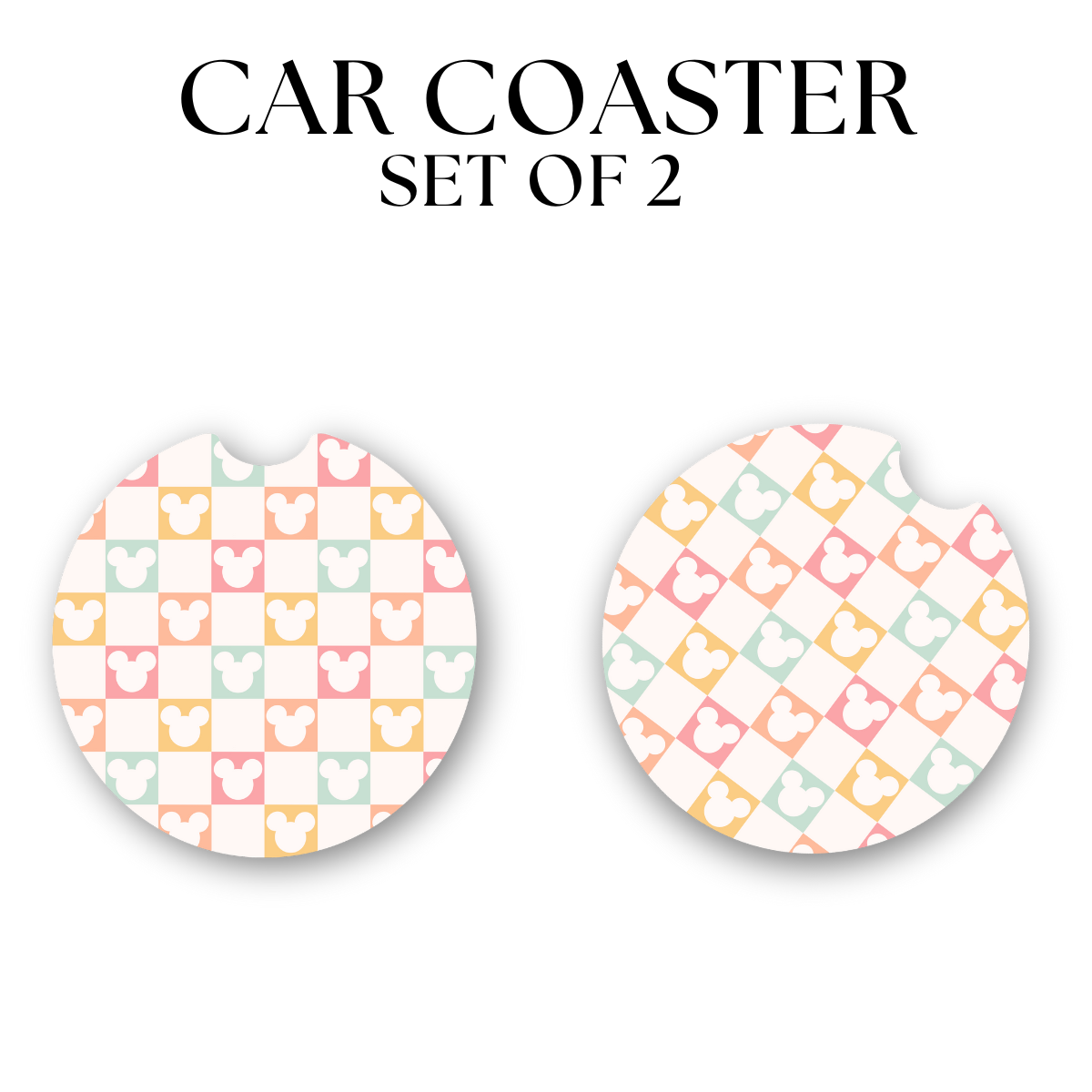 Magical Squares Coaster DTF Transfer