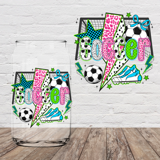 Bright Soccer 4" UV DTF