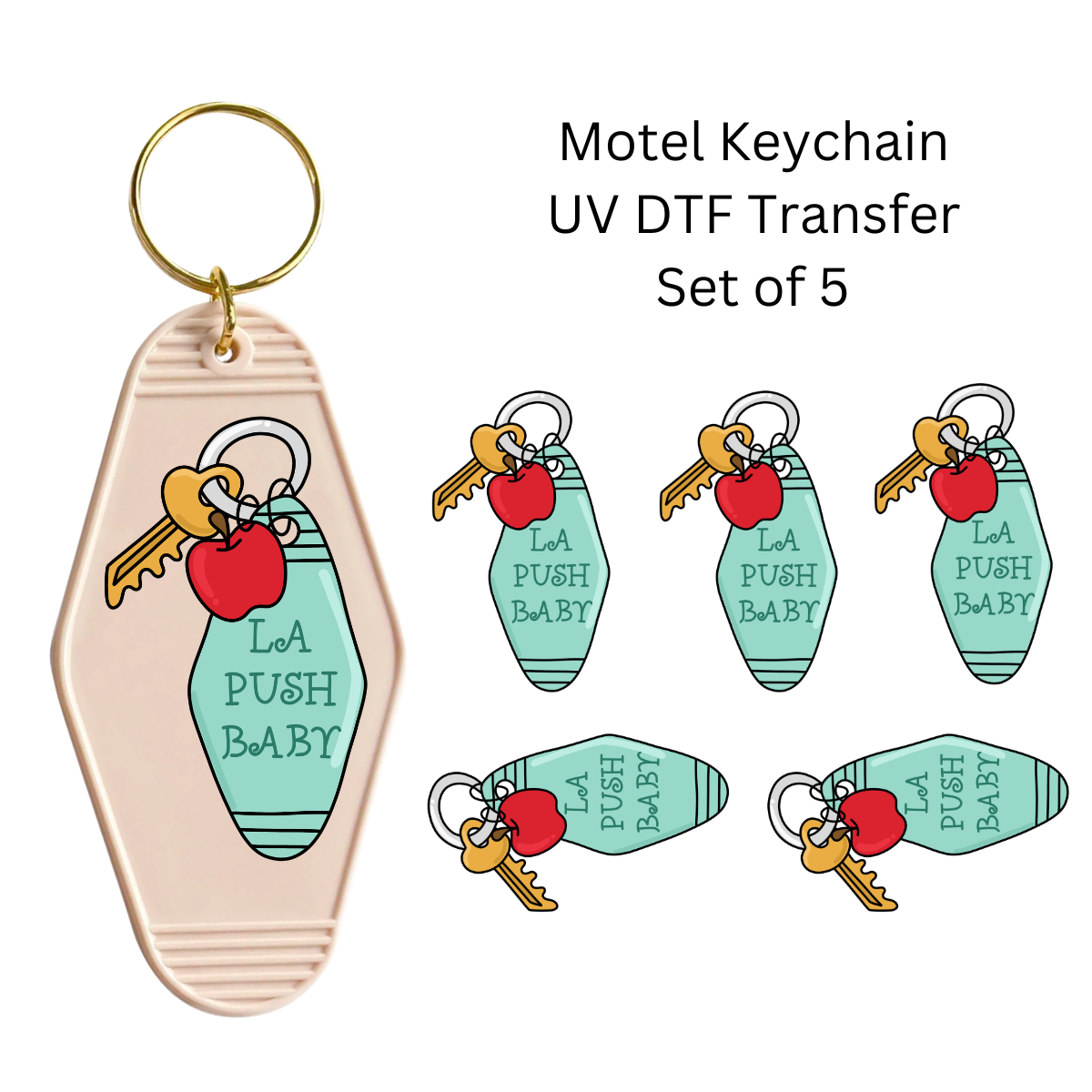 La Push Baby Set of 5 Keychain Transfers