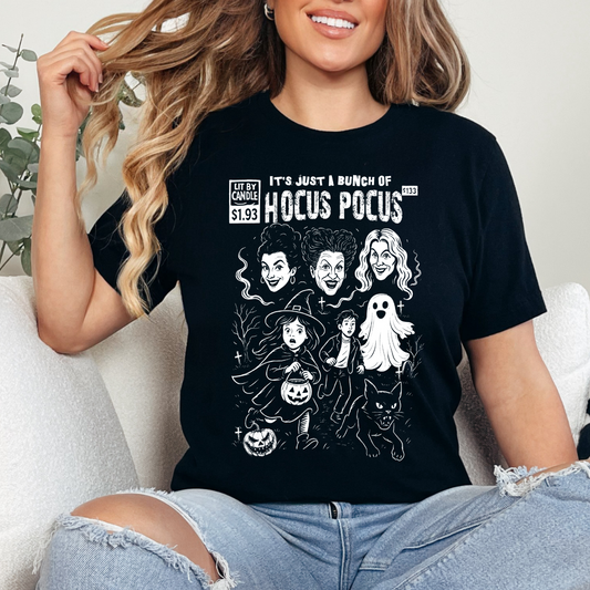 Hocus White Single Color DTF Transfer