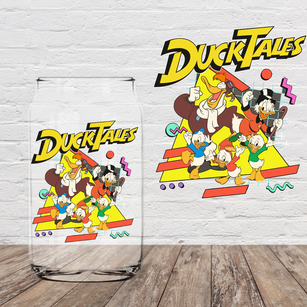 Retro Ducks 4" UV DTF