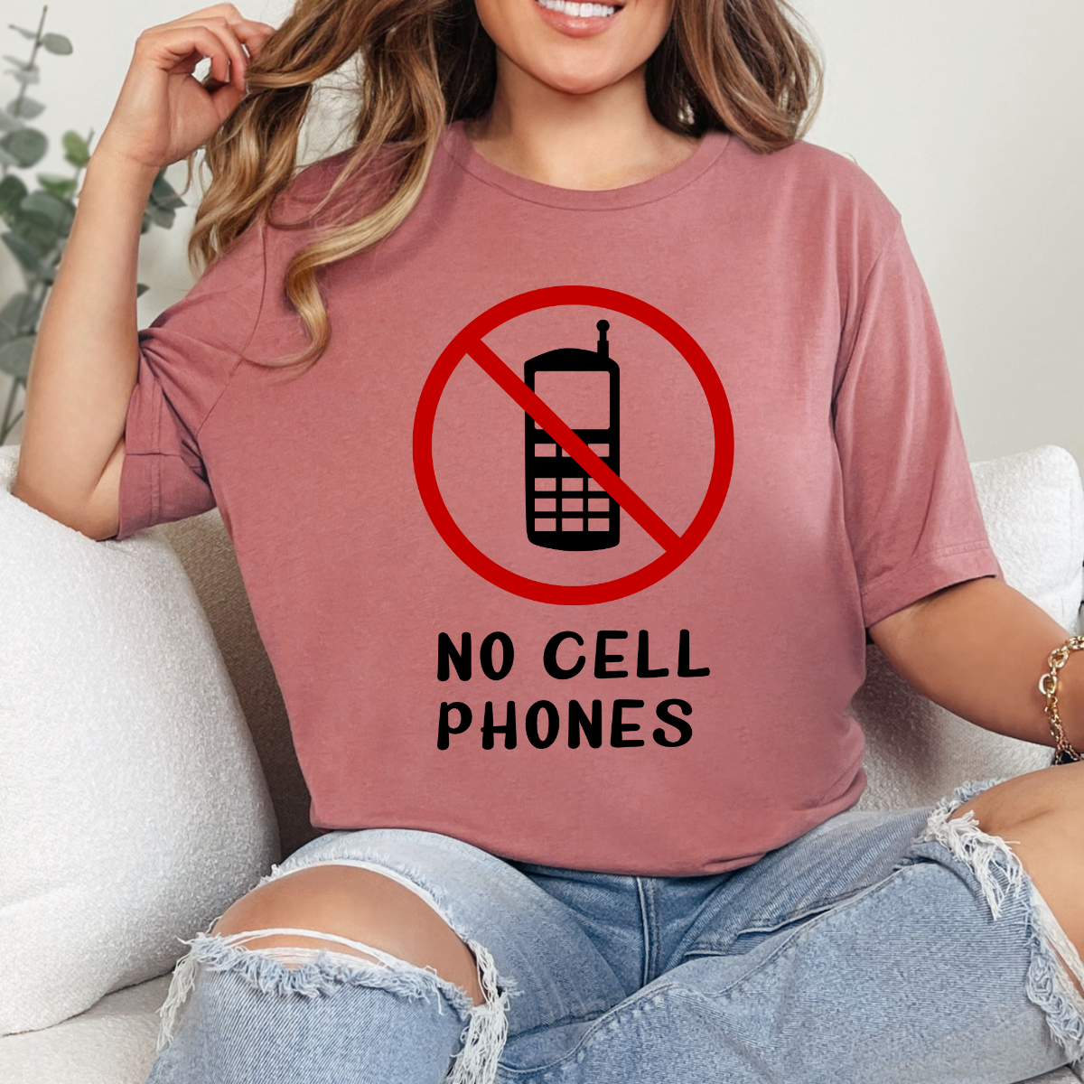 No Cell Phones Dtf Transfer (PRINT TO ORDER)
