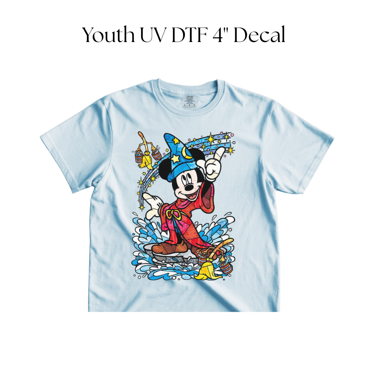 YOUTH Splash Mouse Wizard DTF Transfer