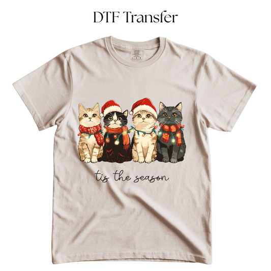 Cats Tis the Season DTF Transfer