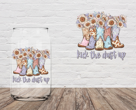 Kick The Dust Up 4" UV DTF