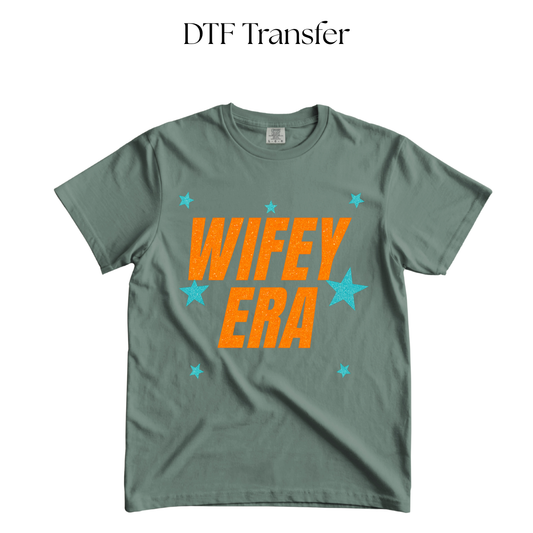Wifey Era Glitter Dtf Transfer
