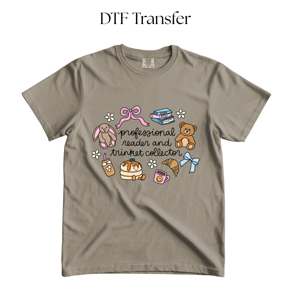 Professional Reader and Trinket Collector DTF Transfer