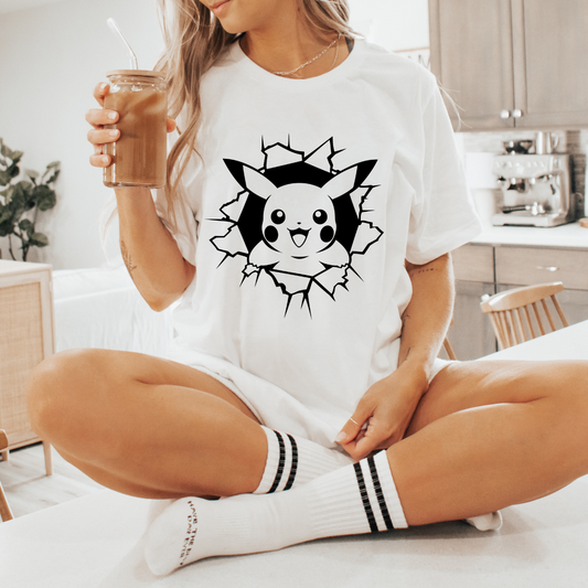 Pika Chu SINGLE COLOR DTF TRANSFER