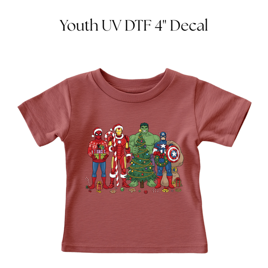 YOUTH Christmas Heroes DTF Transfer