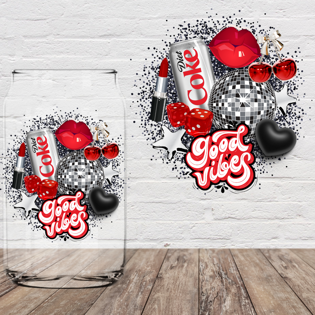 Diet Soda 4" UV DTF