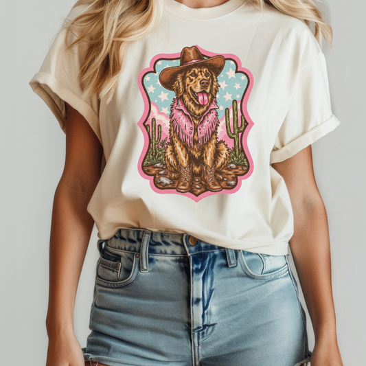 Cowboy Dog DTF TRANSFER