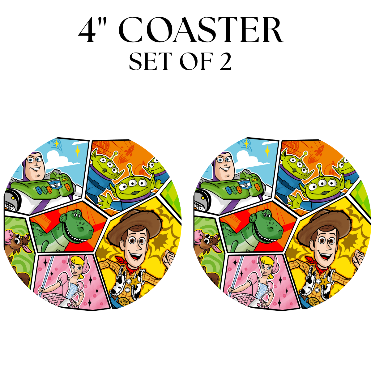 Toys UV DTF Coaster 4"