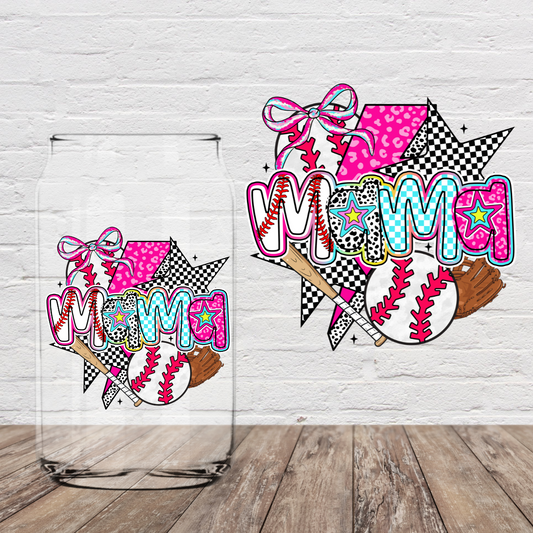 Baseball Stars 4" UV DTF