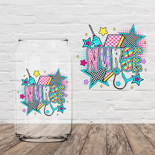 Nurse Colorful 4" UV DTF