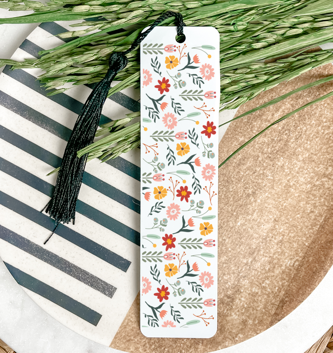 Garden Flowers UV Bookmark DOUBLE SIDED