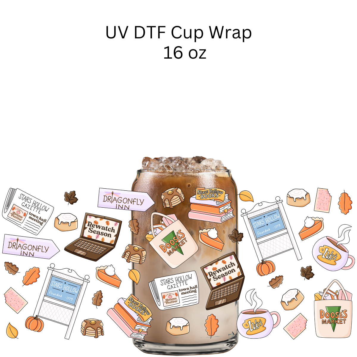 GG Rewatch Season UV DTF Cup Wrap