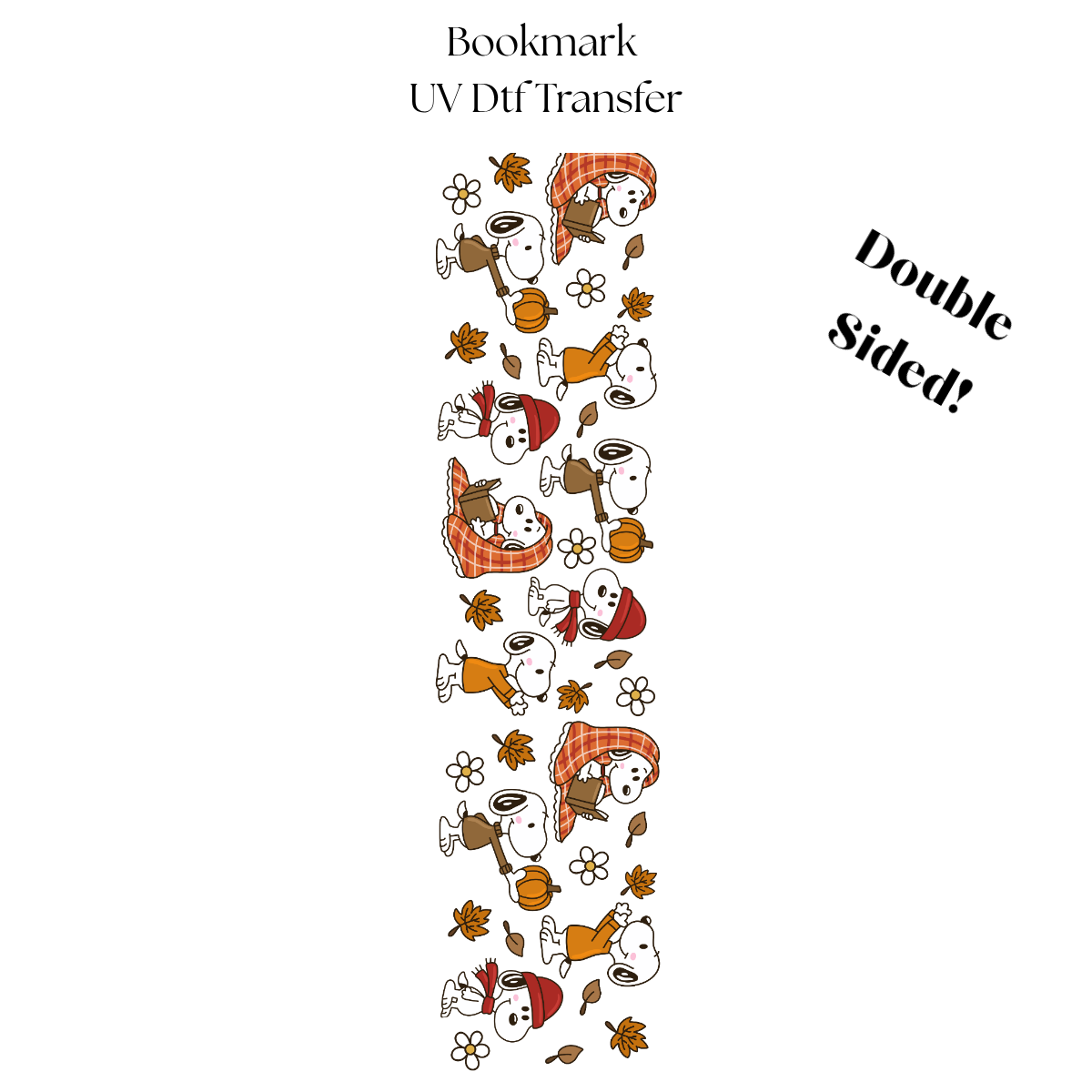Snoop Fall Poses UV DTF Bookmark Transfer