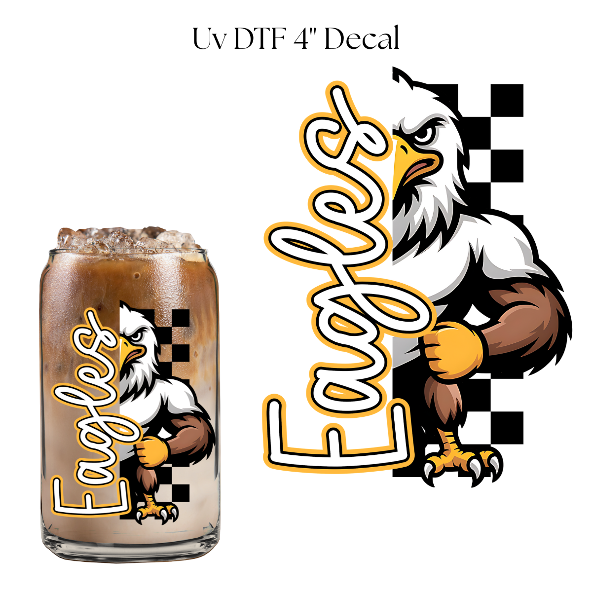 Eagles 4” UV DTF Decal