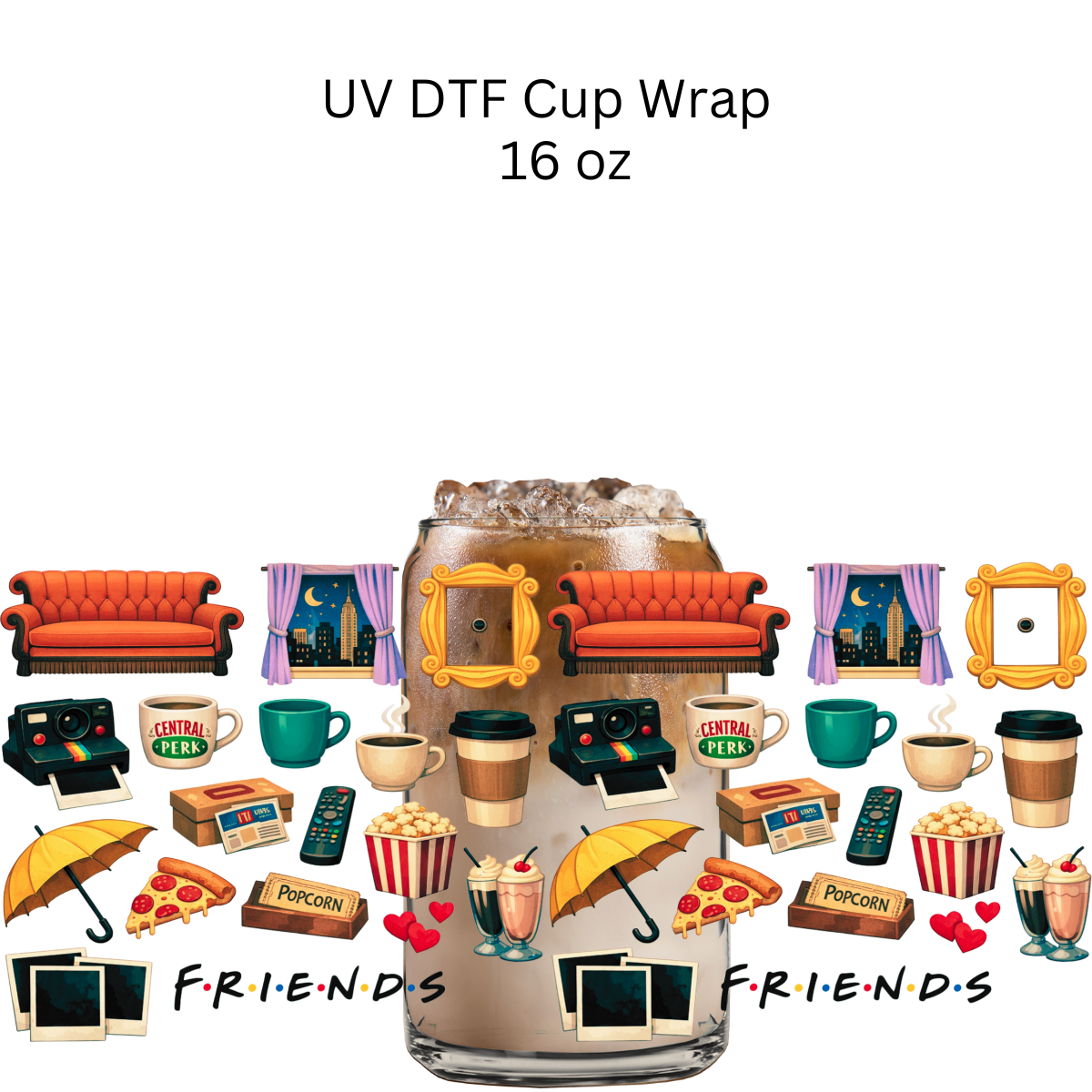 Friends Things UV DTF Cup Wrap