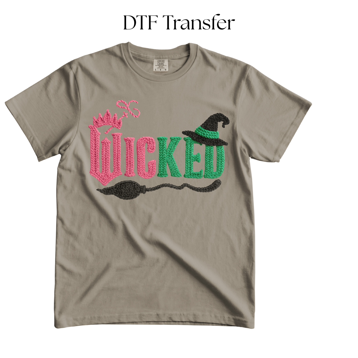 Wick Faux Yarn DTF Transfer