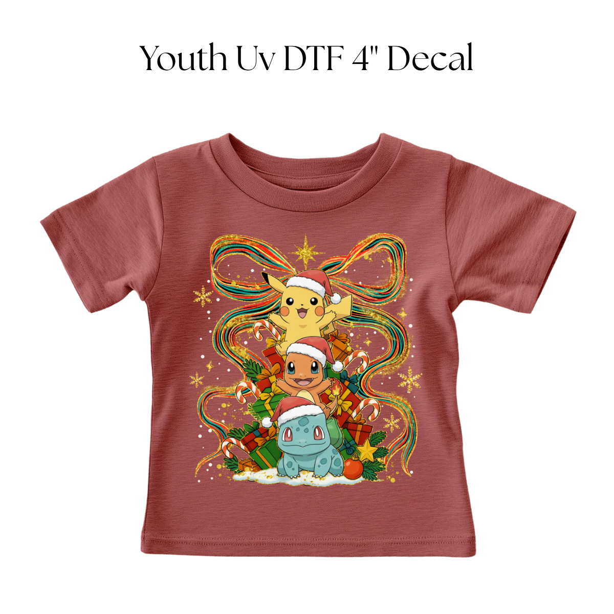 YOUTH Christmas Poke DTF Transfer