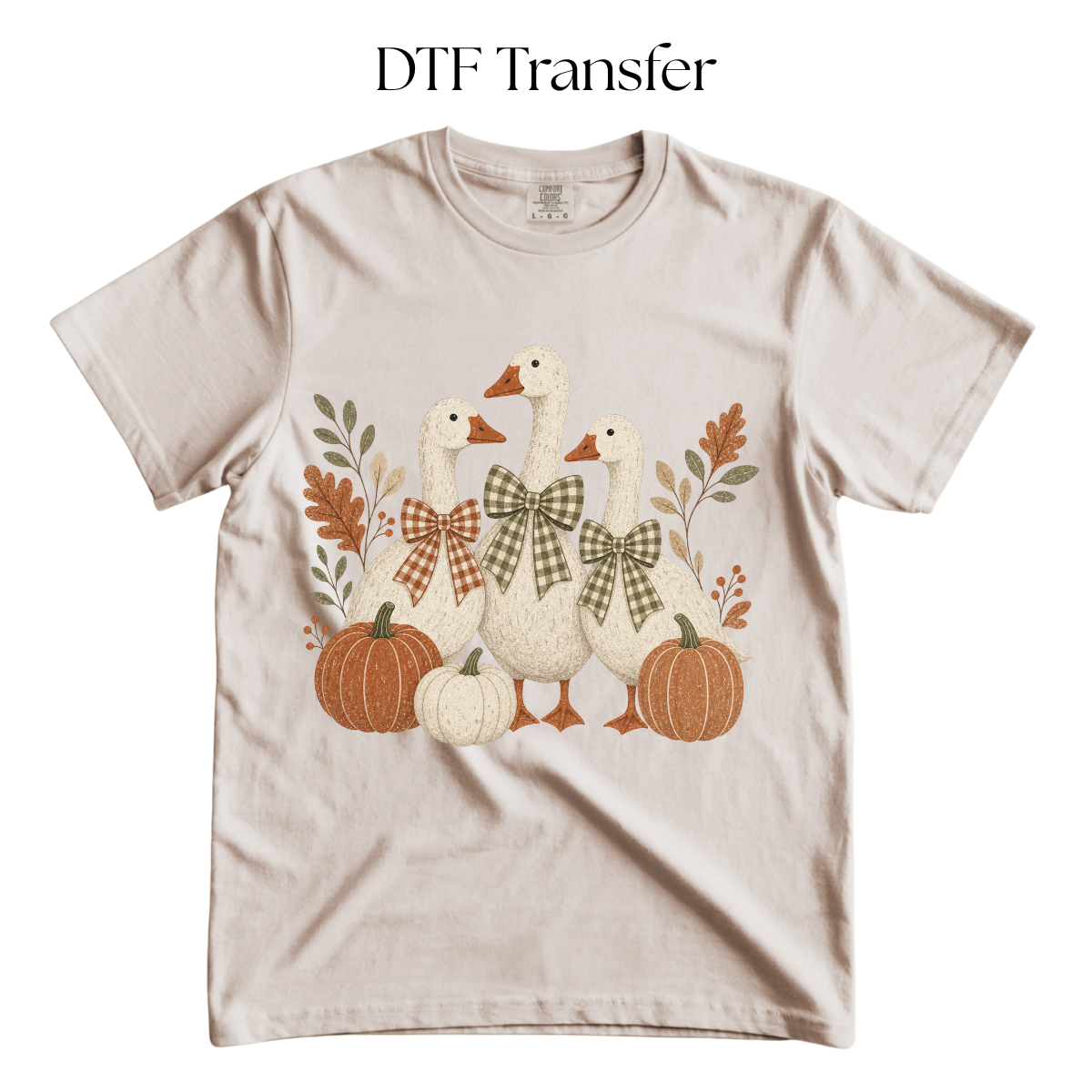Fall Geese DTF Transfer