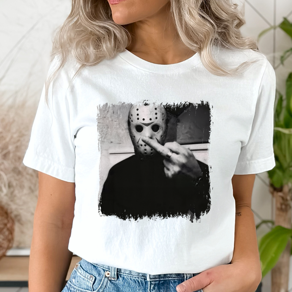 Jason Middle Finger DTF TRANSFER