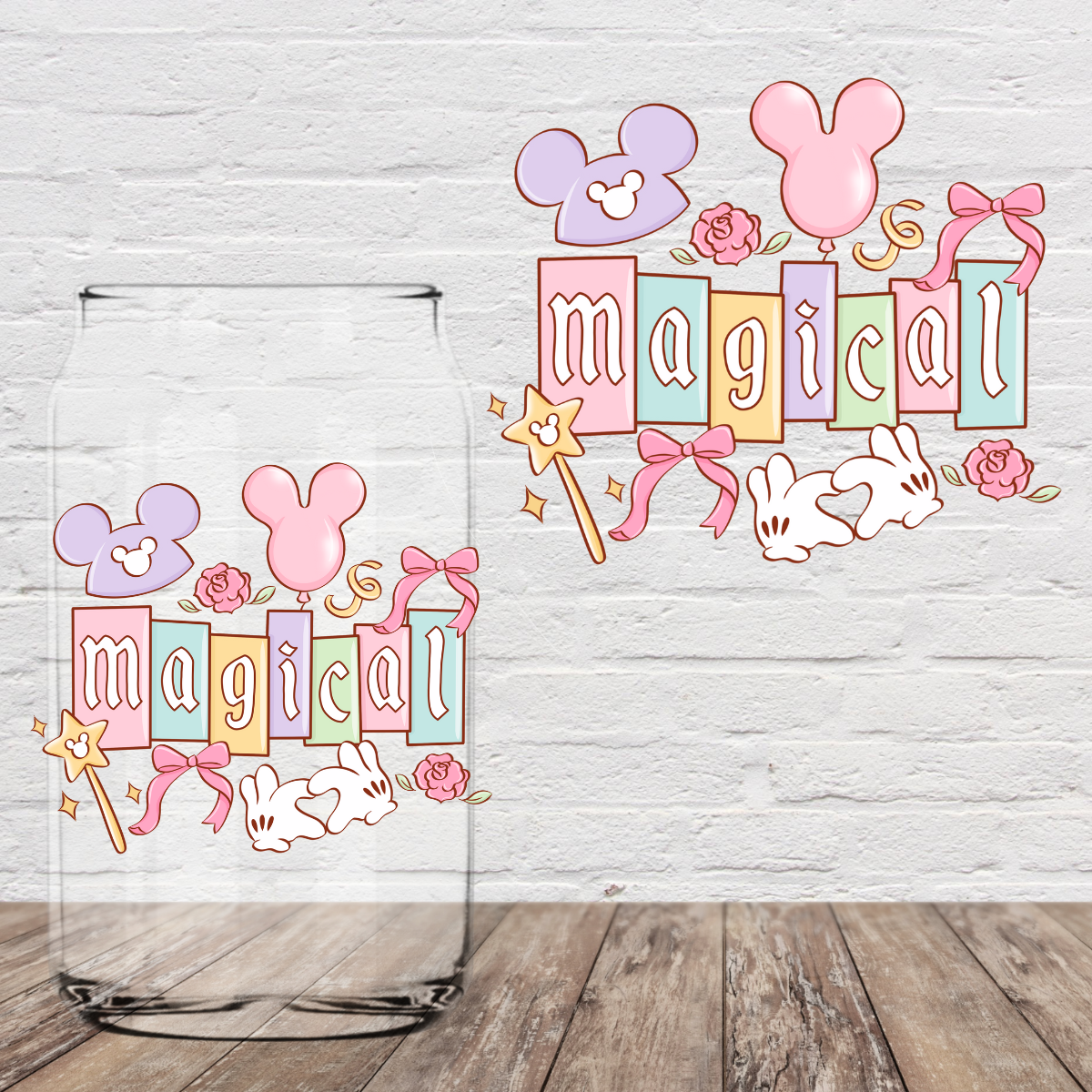 Magical Letters 4” UV DTF