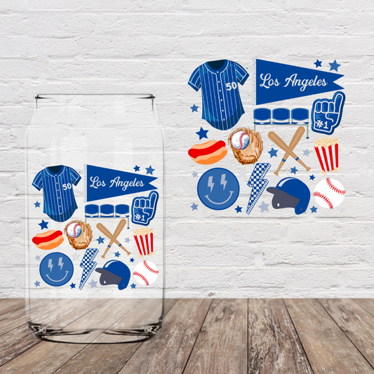 LA Baseball 4" UV DTF