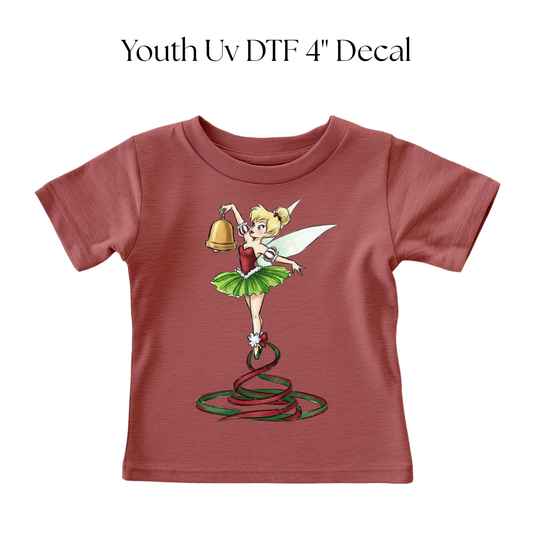 YOUTH Christmas Bell Fairy DTF Transfer