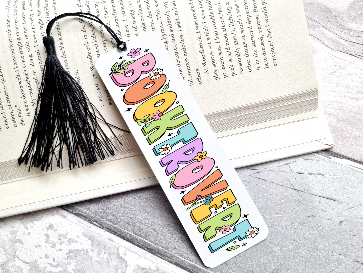 Booktrovert Bookmark UV DTF Transfer