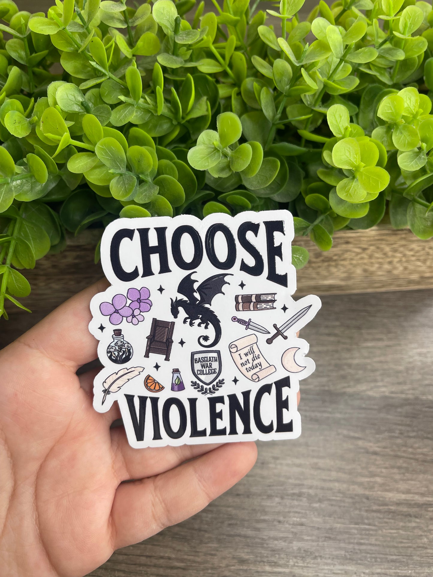 Choose Violence Vinyl Sticker