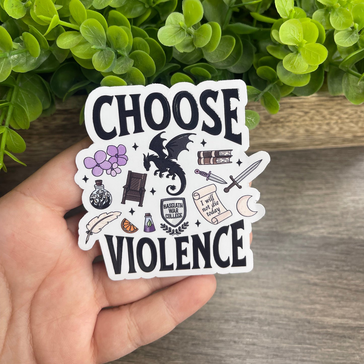 Choose Violence Vinyl Sticker