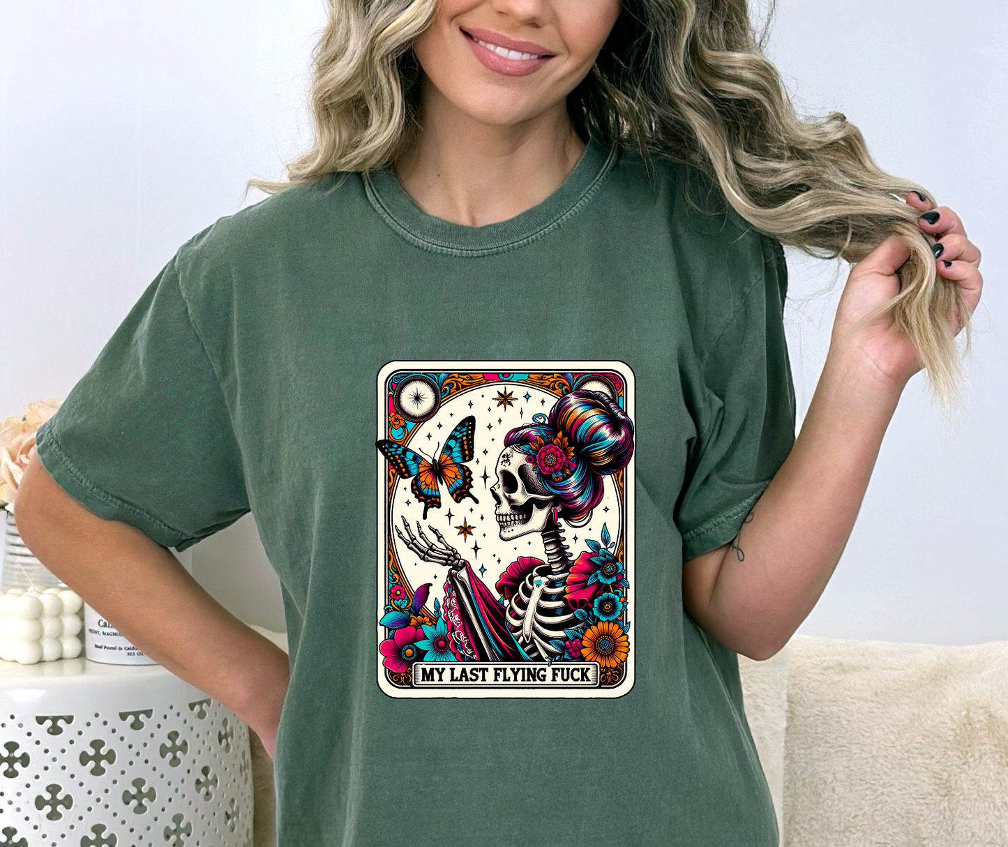 My Last Flying F Tarot Card DTF